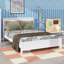Structure de lit double de style minimaliste-1869712951