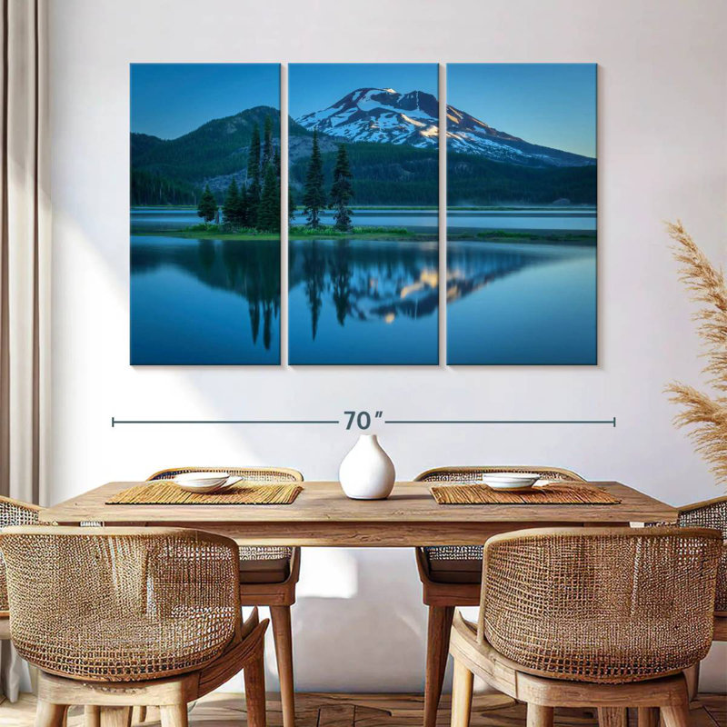 Volcan Alvord Sparks Lake South Sister, H 42 po x l 65 po