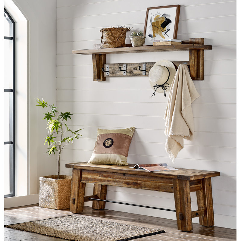 Solid Wood Bench