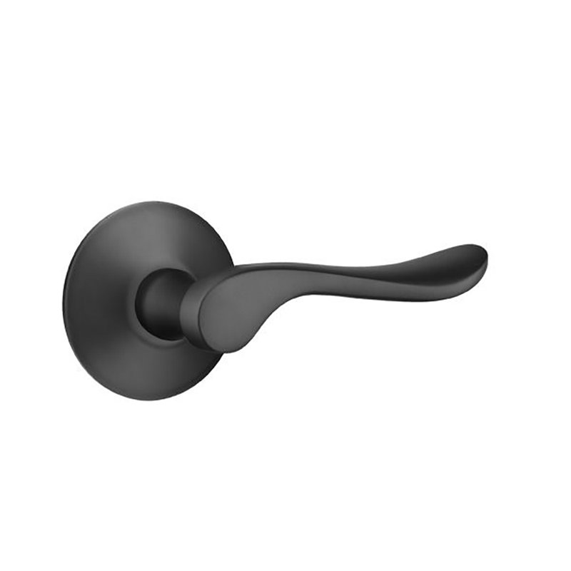 Poignée de porte avec rosette Lucerne, Gauche, Dos plat
