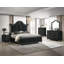 Commode et commode capitonnées en velours 1Pc
