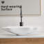 Lavabo vasque de salle de bain en forme de coquille