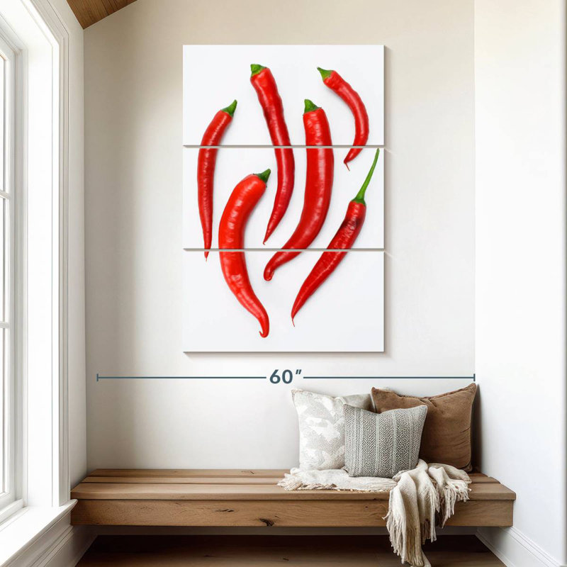 Piments rouges épicés Yarlin, H 50 po x l 32 po