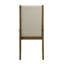 Mobilier de salle à manger moderne en bois capitonné 2 pièces