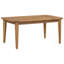 Table basse d'extérieur en bois d'acacia