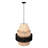 22"W Aatreya Tiered Natural Jute Chandelier Pendant