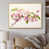 Toile naturelle avec cadre flottant