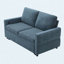 Causeuse-lit convertible 62,75 po avec dossier réglable et ports USB-451328279