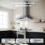VIKIO 30" Wall mount Range Hood with 2 GU10 LED lights, 3-Speed, 600 CFM, Ultra-Quiet, Dishwasher-Safe Filters, Stainless Steel, ETL Listed