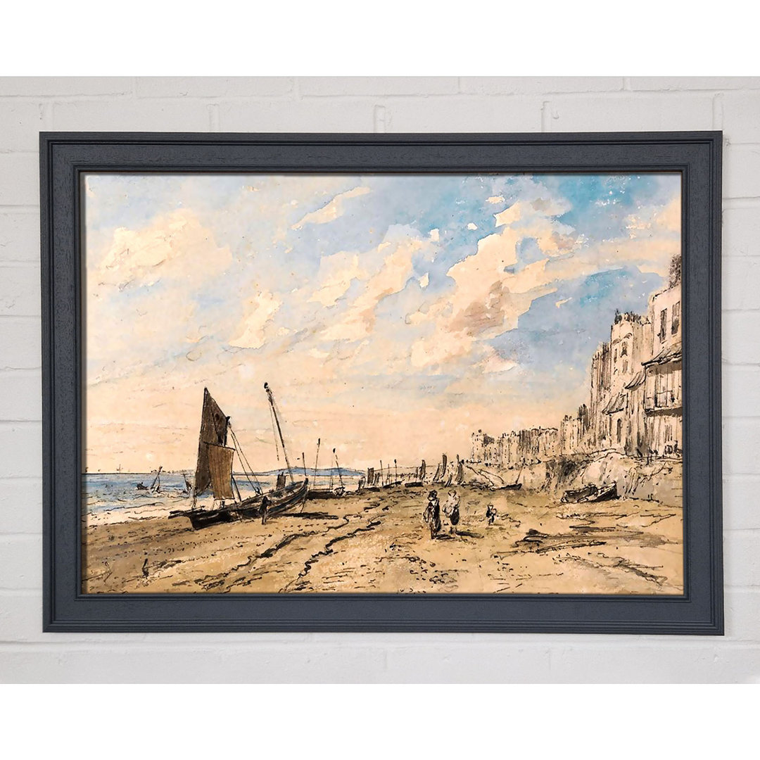 Gerahmtes Leinwandbild Constable Brighton Beach