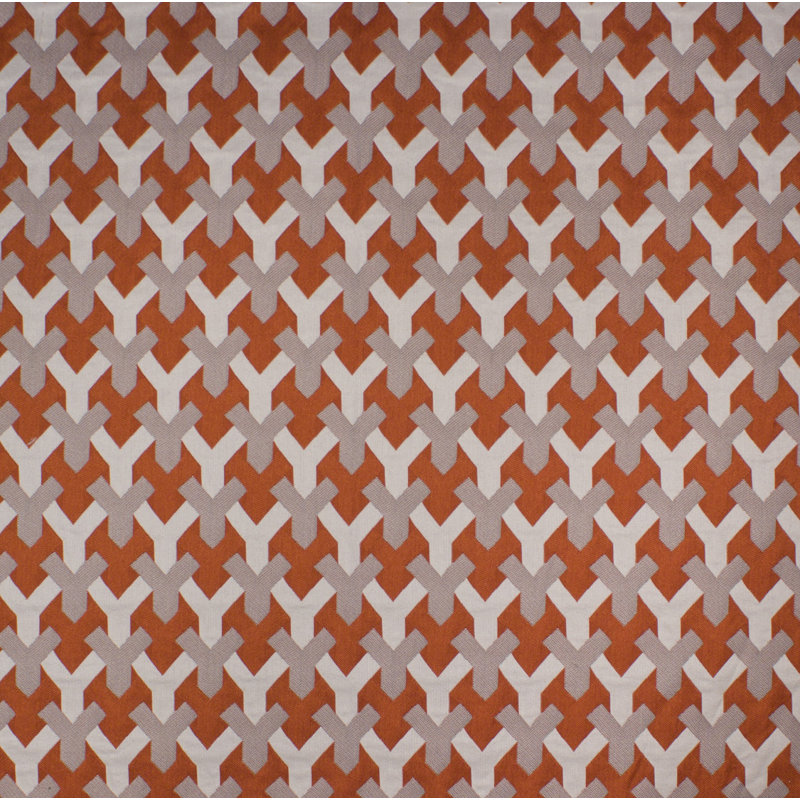 Unity Geometric Fabric, Unity Persimmon