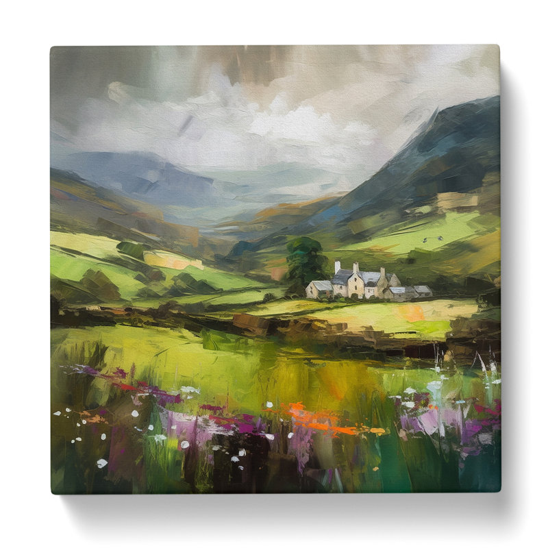 Wales Impressionism - Wrapped Canvas - Framed Print