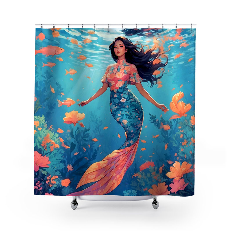 Rideau de douche Aoi Mermaid