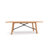 Truss Rectangular Teak Outdoor Dining Table With Umbrella Hole , 84.25'' in. W 39.37'' in. D