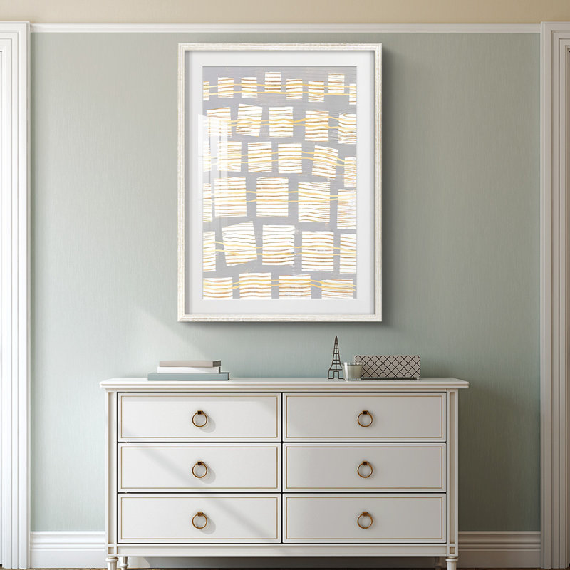 NetworksI-Framed Print, 25.5" H x 17.5" W, White
