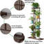Support à plante en métal à 7 niveaux et 8 pots à fleurs multiples-122912578
