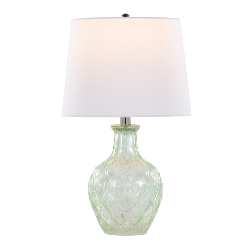 Jennifer Glass Table Lamp, Recycled Glass