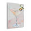 Plaque murale Martini pastel avec garniture olive, design par The Prints Vibe