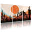 Ensemble de 3 tableaux sur toile tendue-222269421