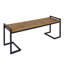 BANC INDUSTRIEL EN BOIS ET MÉTAL