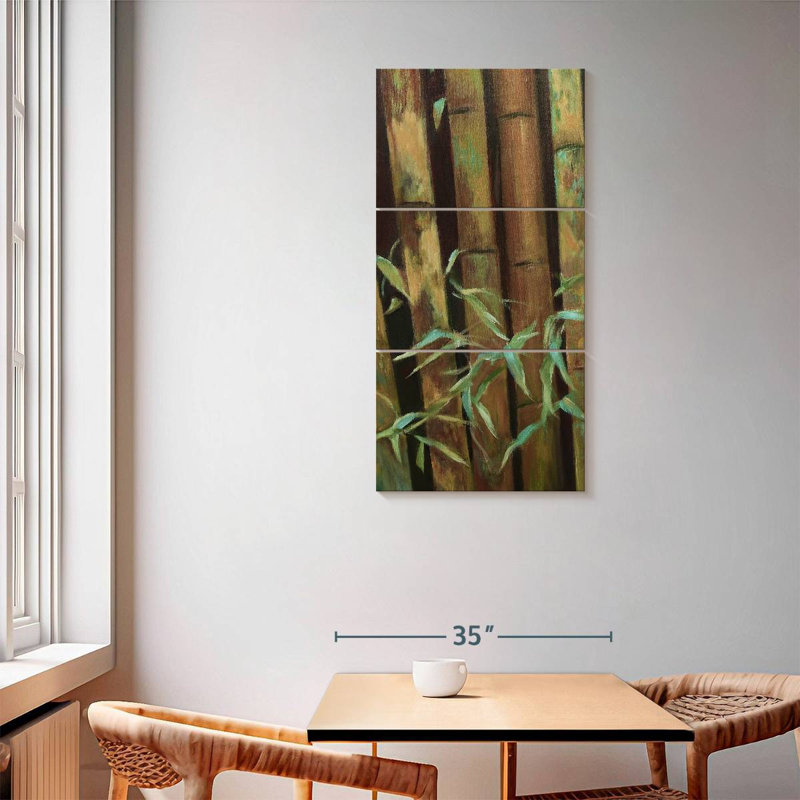 Bamboo Finale I, 62" H x 30" W