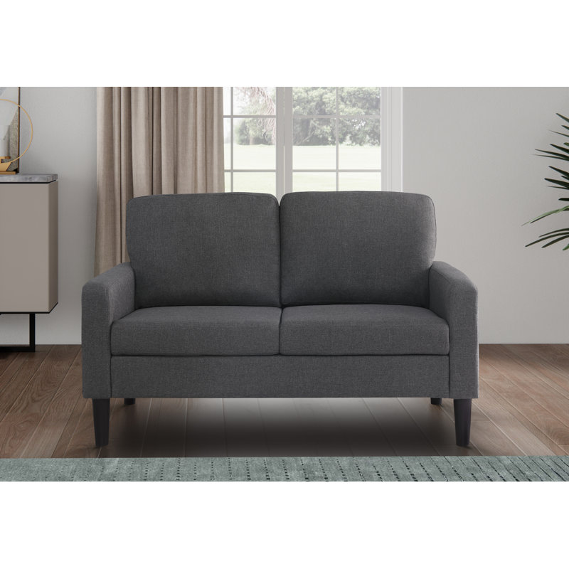 Ebern Designs Smyre 53" Square Arm Loveseat & Reviews | Wayfair