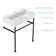 Kichae 17'' Ceramic Rectangular Bathroom Sink with Overflow