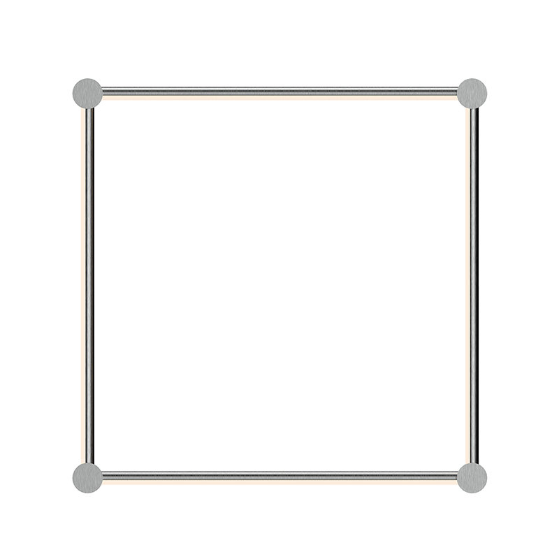 Purolinear 360™ 4 - Light LED Vanity Light, Satin Chrome