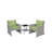 Sharyn 2 - Person Patio Conversation Set with Cushions-1114689693