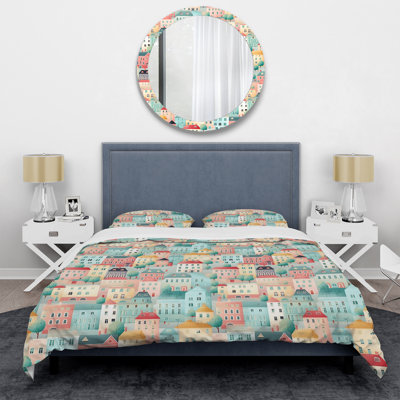 Literie de style nordique doux pastel Collage I