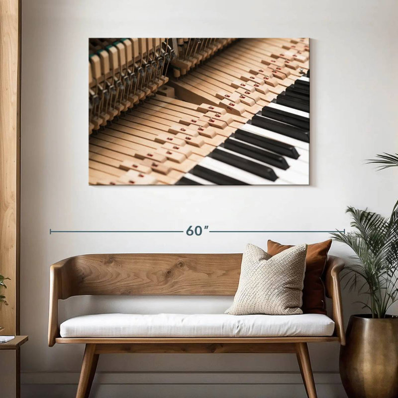 Abarca Old School Piano, 30" H x 45" W