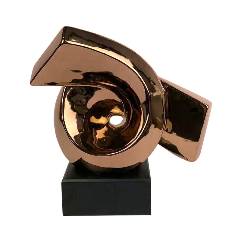 Modern Accents Home Tabletop Decor, Abstract Sculpture for Living Room, Black/Brown