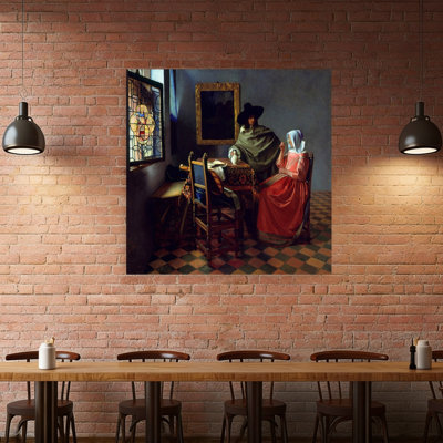 «The Wine Classic Abstract Contemporary Architecture», reproduction d'art mural