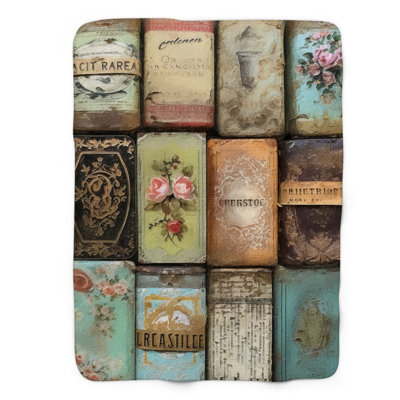 Boîtes à café antiques - couverture de qualité supérieure 1 pièce