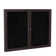 Enclosed Recycled Rubber Bulletin Boards Enclosed Cabinet Rubber Bulletin Board