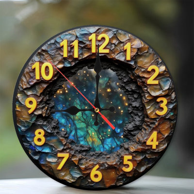 Golden Numbers On Cosmic Stone Clock
