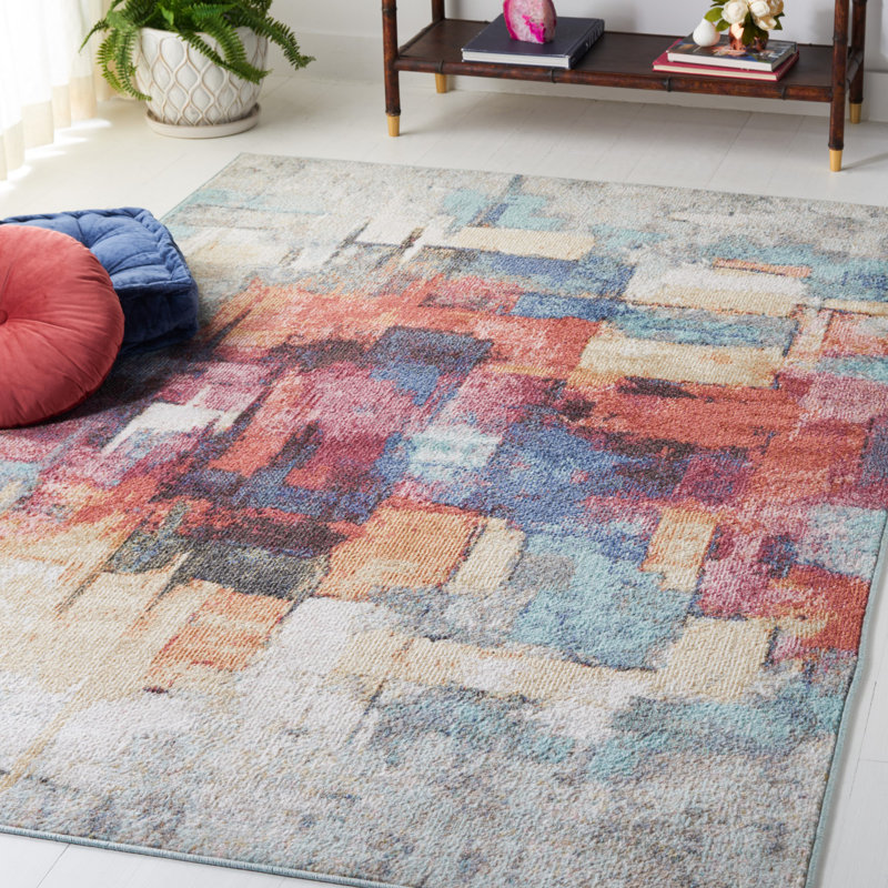 Styrman 500 Performance Abstract Rug, Rectangle 9' x 12'