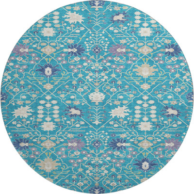Premium Machine Washable Colmenero AMF1009 Oriental Rug