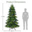 Arbre de Noël épinette 7,5 pi pré-éclairé
