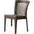 Wanita All Weather Wicker Stackable Dining Side Chairs, Brown