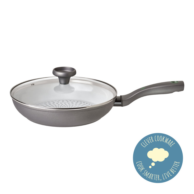 Earthpan Recycled induction Dishwasher Safe Frying Pan, 24 cm