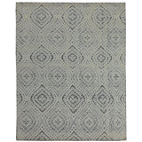 Wool Moroccan Area Rug in White
