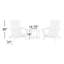Chaise Adirondack d'extérieur avec table Nashe POLYWOOD x-91895275