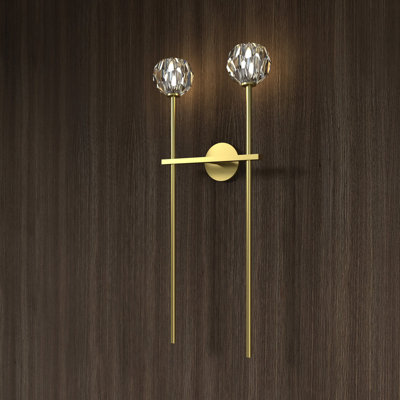 Iron Corner Wall Light