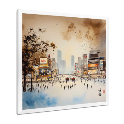 Shibuya Crossing In Tokyo - Tokyo Wall Art Print