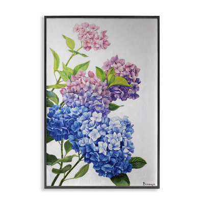 Detailed Hydrangea Gradient Art by Myroslava Voloschuk bg-115