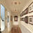 24″‌ Modern Farmhouse 1-Light Linear Geometric Integrated LED Flush Mount-870524238