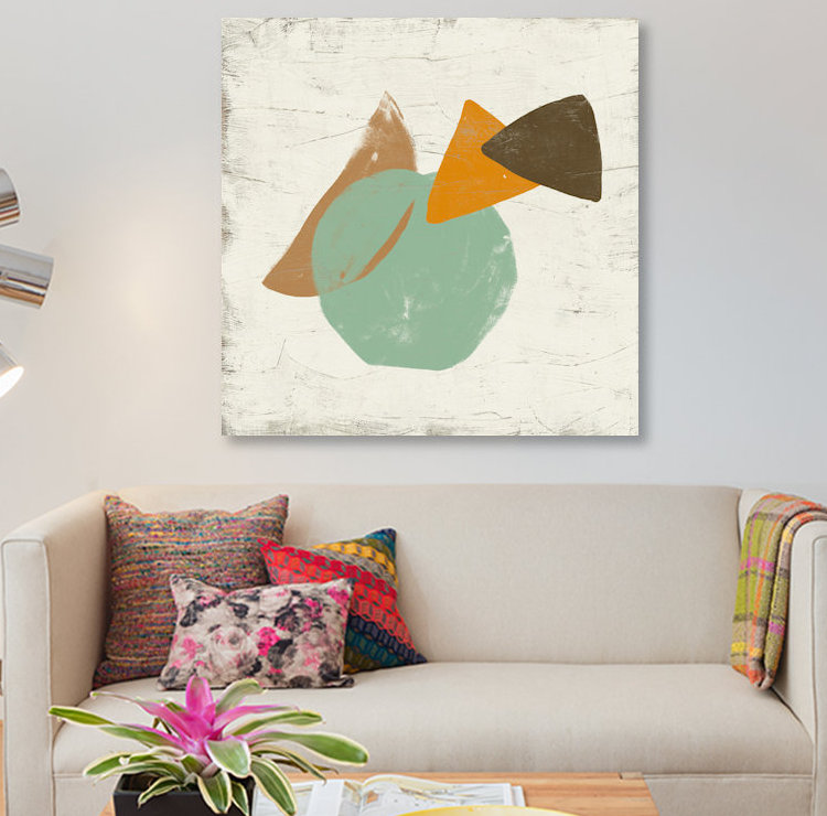 « mobile viii », impression sur toile, H 12 po x l 12 po x P 0,75 po, Pas de tapis, Toile tendue