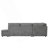 Modular Sectional Pull-Out Sofa, L Shape Sofa With Free Movement Storage Ottoman-694431559