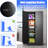73''H Garage Storage Cabinet With Wheels,Steel Cabinets With 2 Doors And 4 Adjustable Shelves For Home Office,Assembly Required,Black